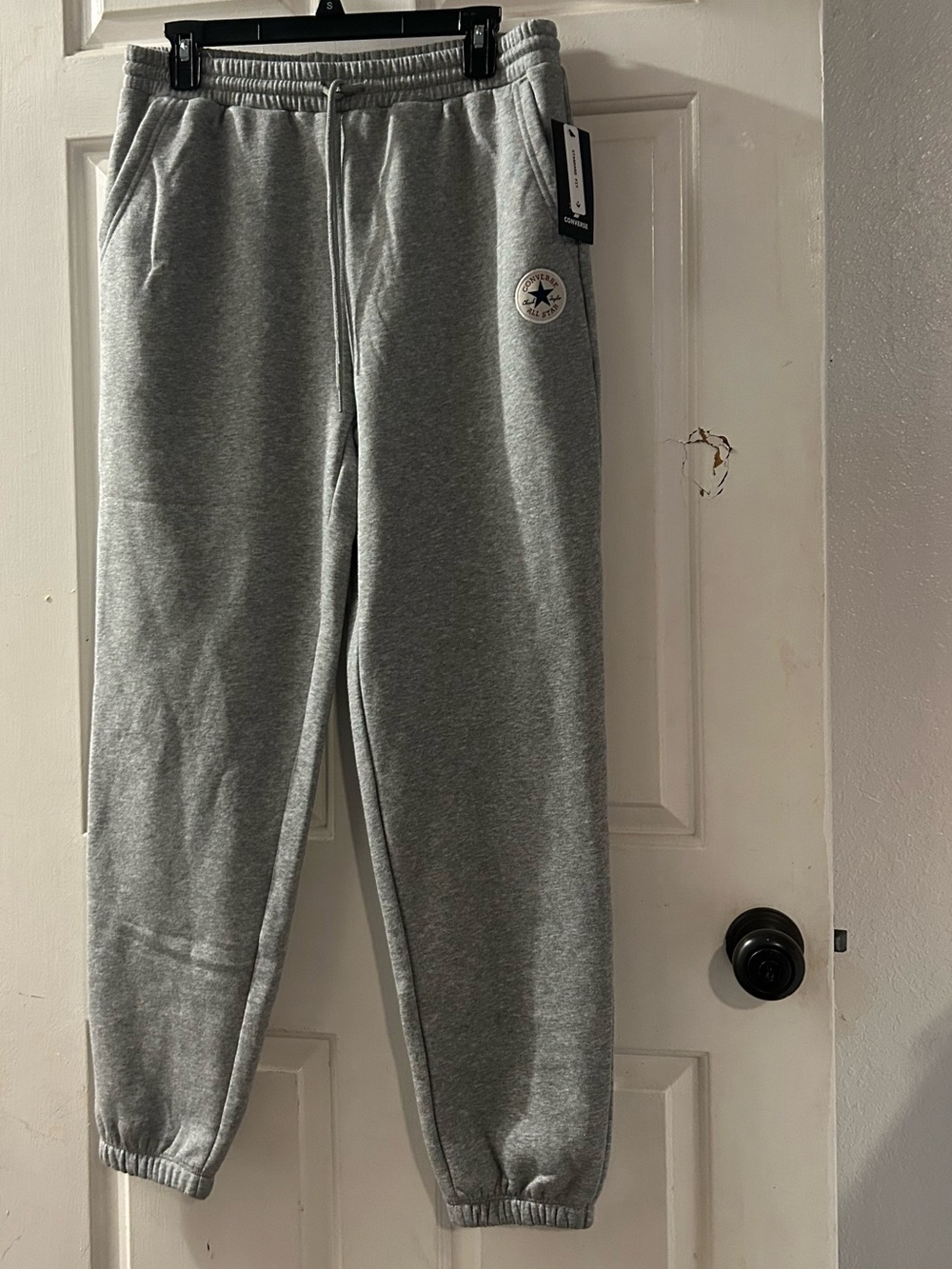 Converse Kids Grey Elastic Cuff Joggers